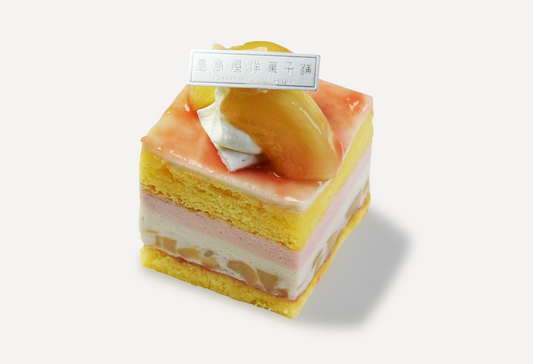 桃のケーキ